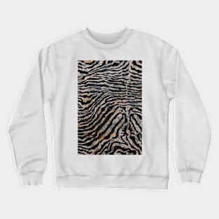 marbled zebra Crewneck Sweatshirt